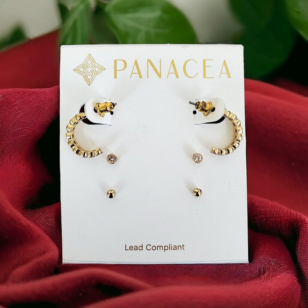 PANACEA Crystal Earring Set - Picture 4 of 5
